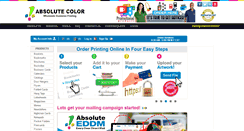 Desktop Screenshot of absolutecolor.com